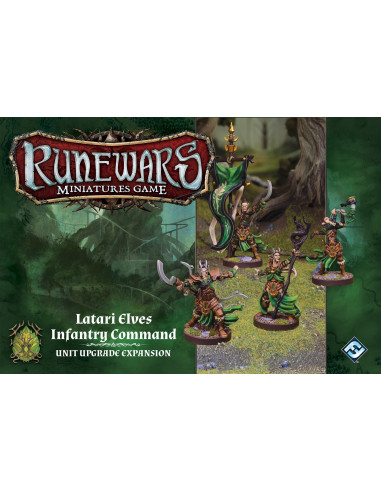 Runewars Miniatures Game: Latari Elves Infantry Command - Unit Upgrade Expansion