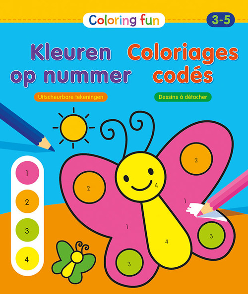 Kleuren op nummer (3-5 j.) / Coloriages codÃ©s (3-5 a.)