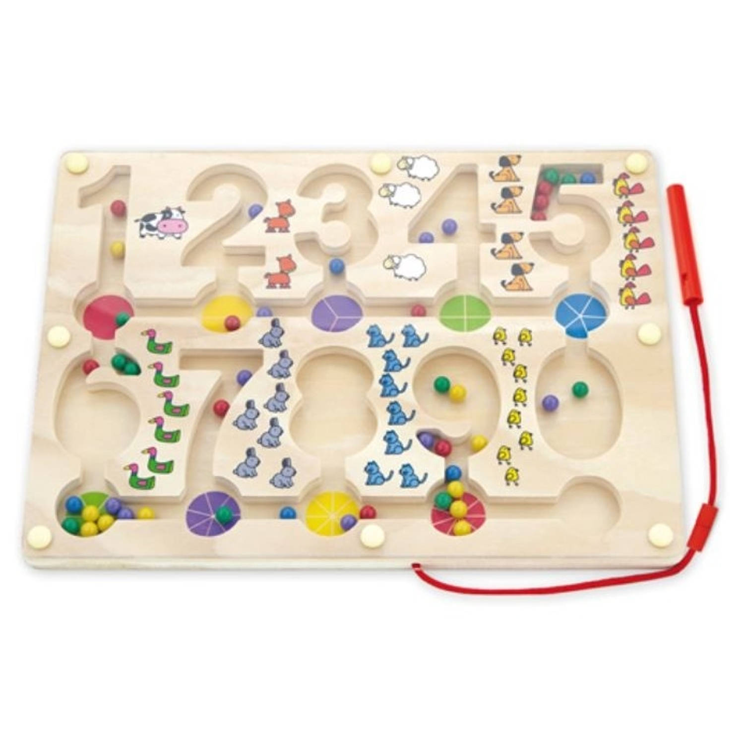 Viga Toys Magnetisch Doolhof - Cijfers 30 Cm