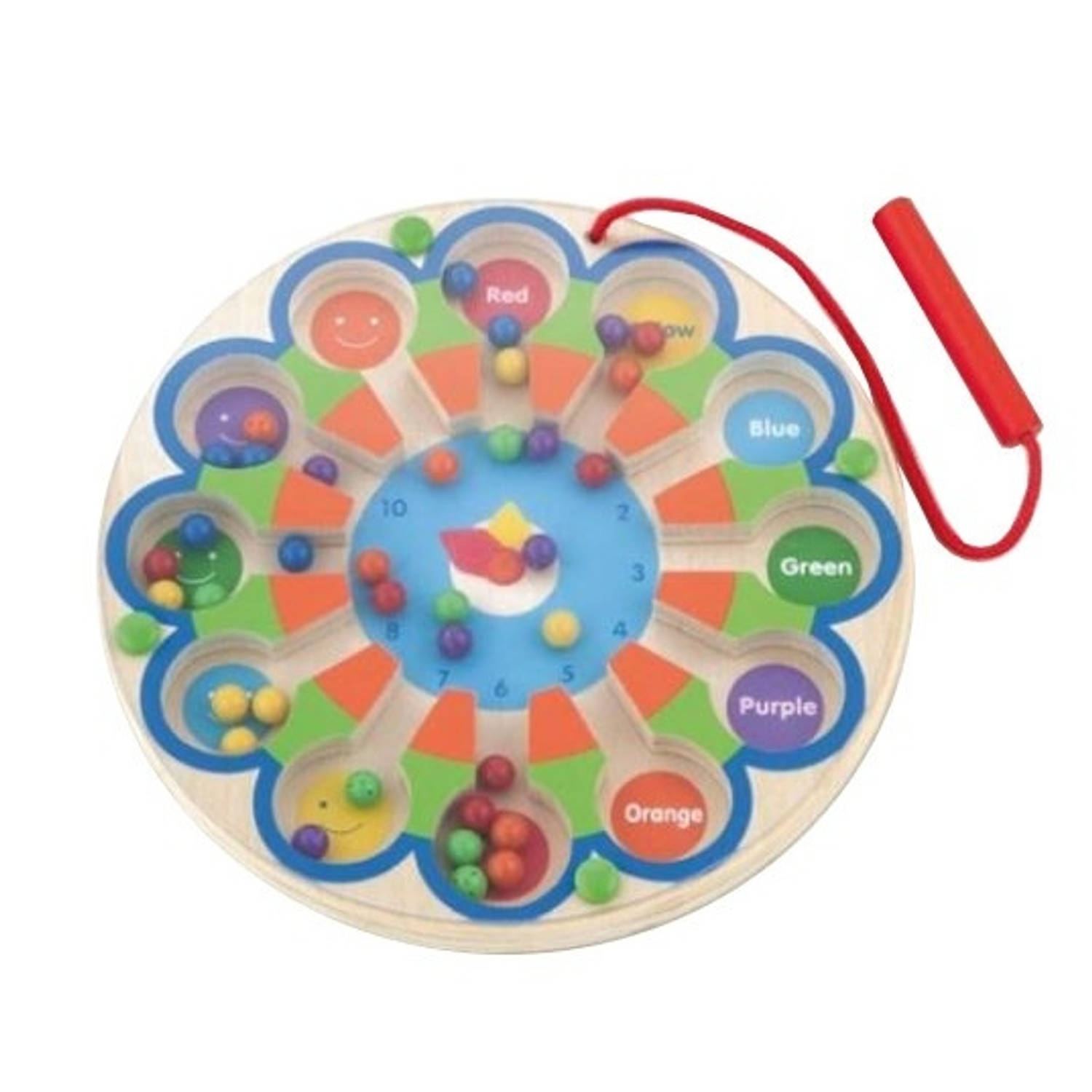 Viga Toys Labyrint Met Magneetstift Klok 17,5 Cm