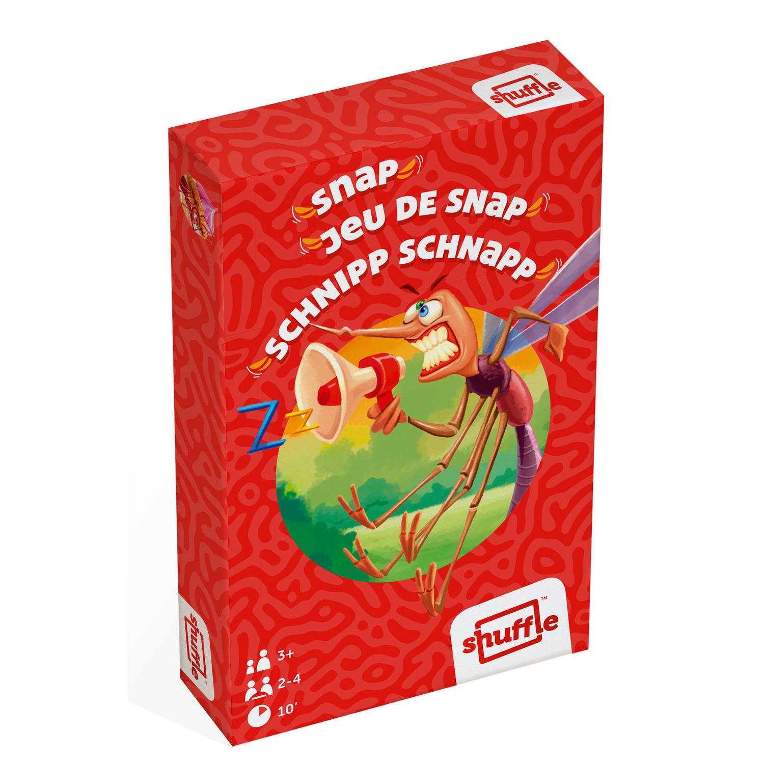 Shuffle Snip Snap Insecten Junior Karton Rood 37-delig