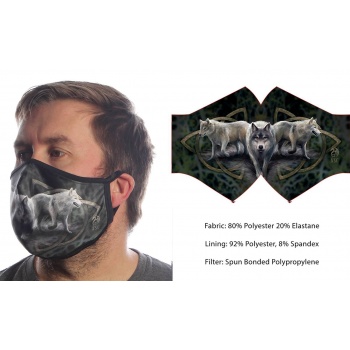 Face Mask: Wolf (Large)