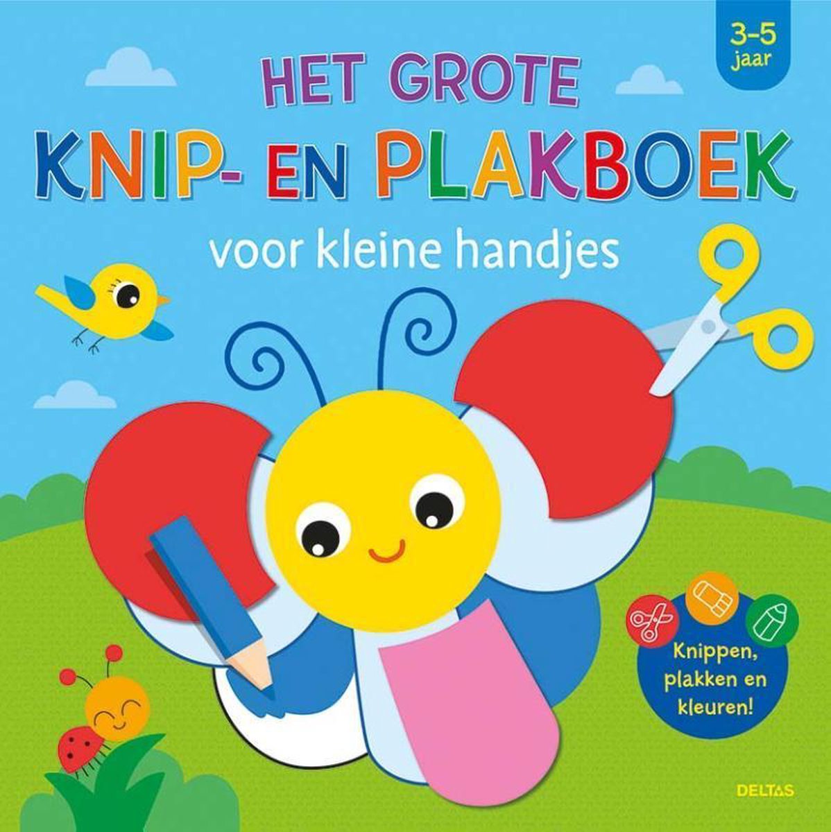 Het grote knip- en plakboek voor kleine handjes (3-5 j.)