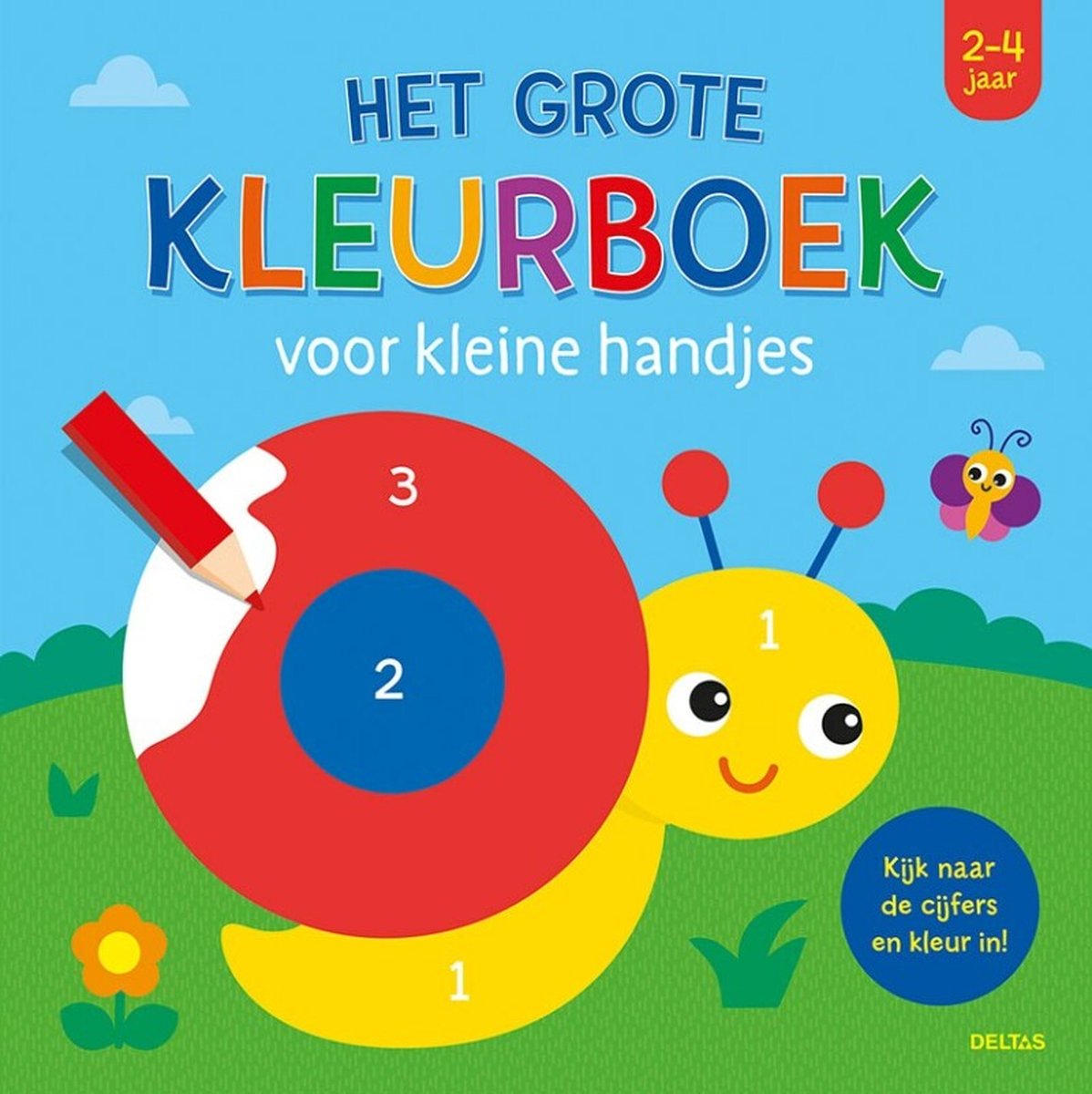 Het grote kleurboek voor kleine handjes ( 2-4 j.)