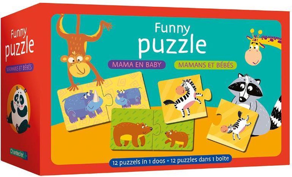 Funny puzzle - mama en baby / Funny puzzle - mamans et bÃ©bÃ©s