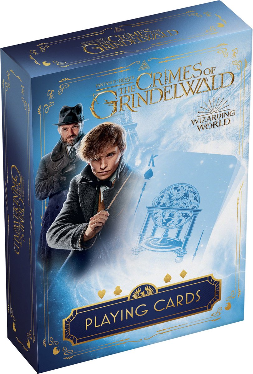 Fantastic Beasts Speelkaarten Crimes Of Grindelwald Karton Beige