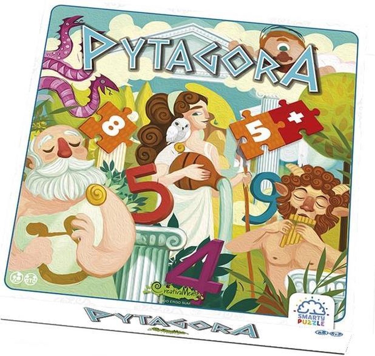 Creativamente Puzzel Pytagora Junior 28 Cm Rood 252-delig