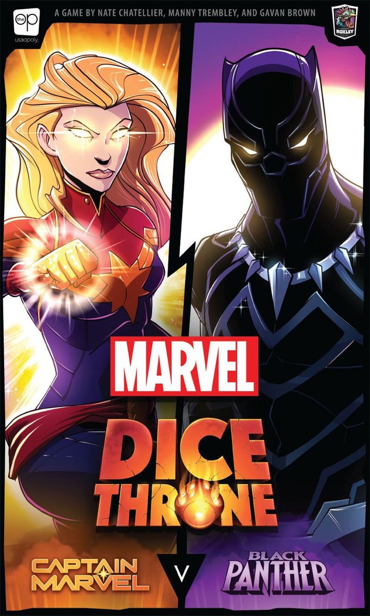 Dice Throne Marvel: Captain Marvel v. Black Panther