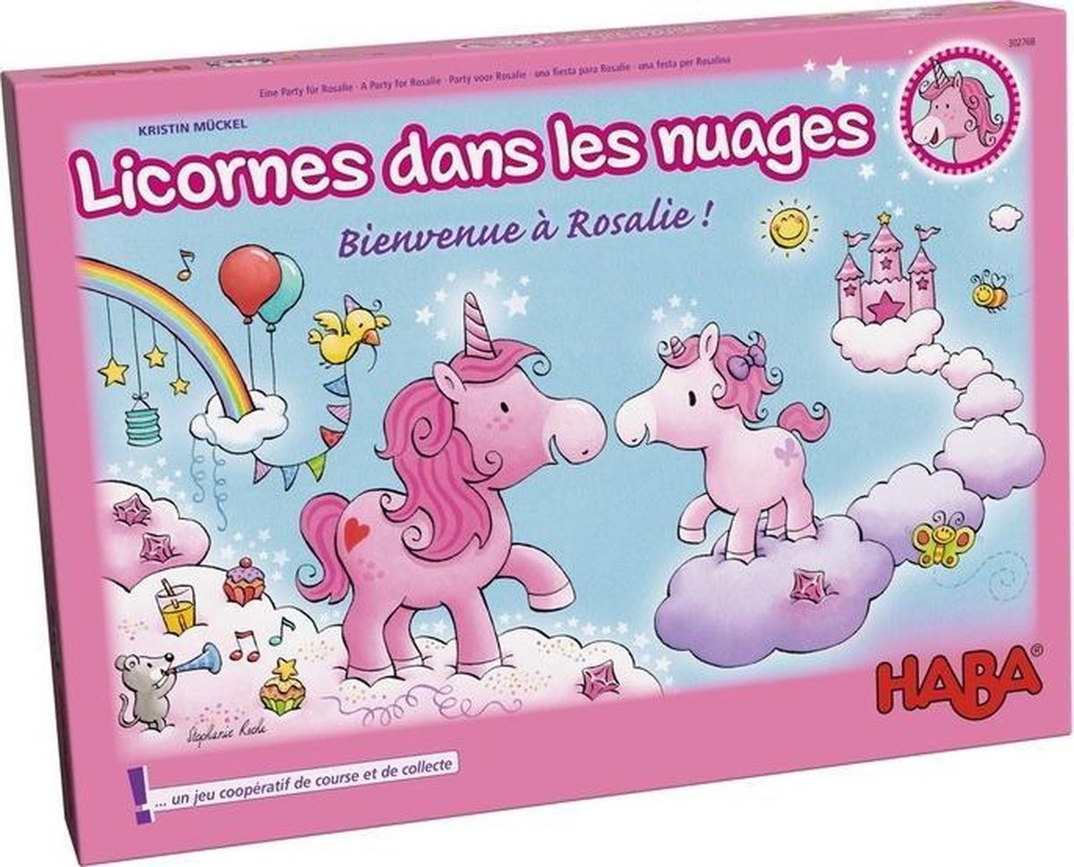 Haba Kinderspel Licornes Dans Nuages - Bienvenue à Rosalie! (Fr)