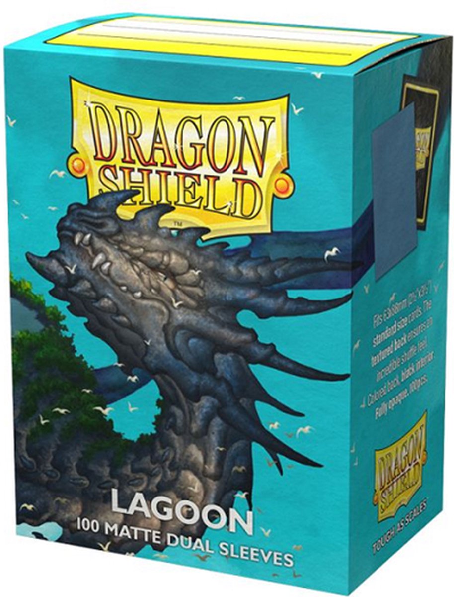 Dragon Shield Dual Matte Sleeves: Standard Lagoon (63x88mm) - 100x