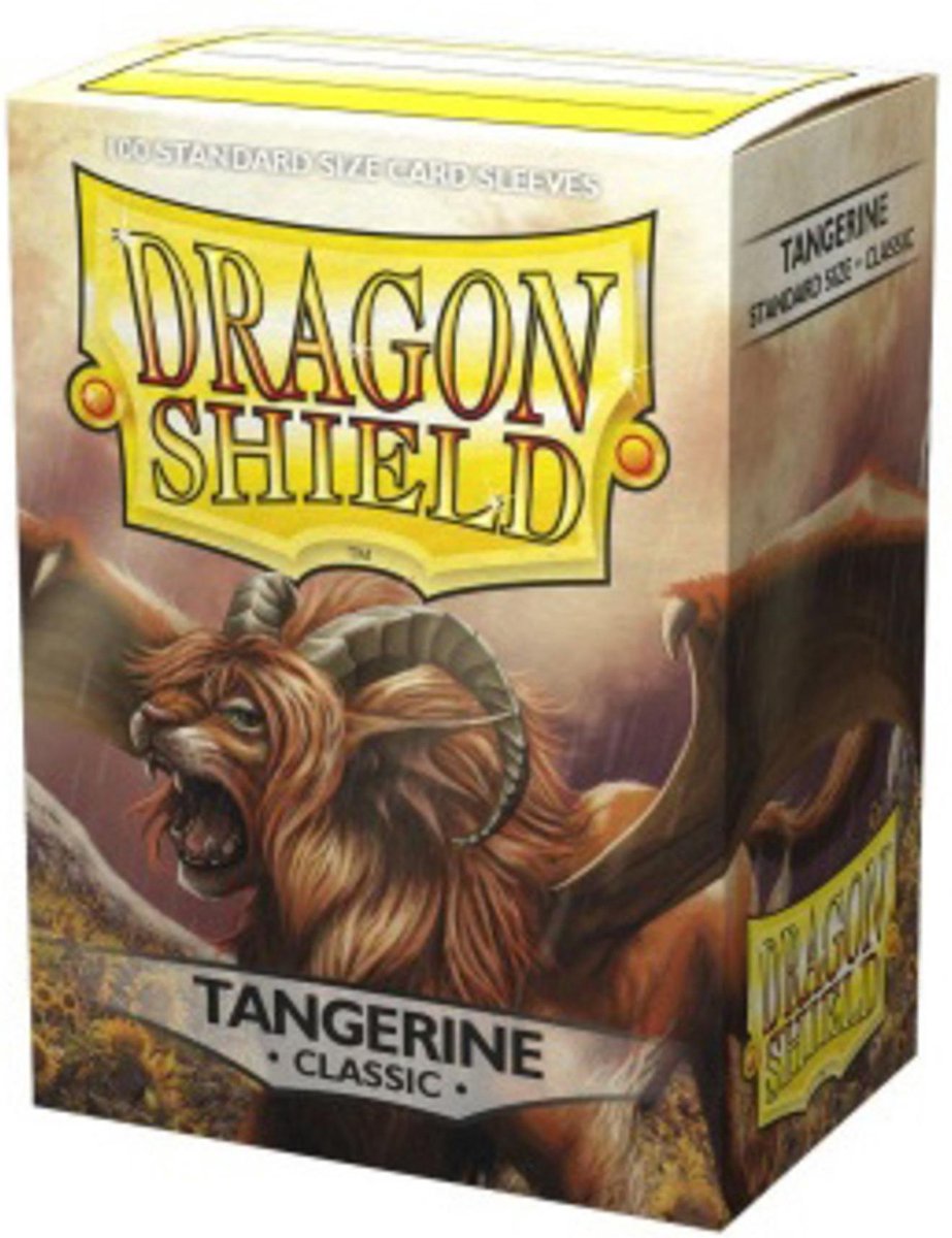 Dragon Shield Card Sleeves: Standard Tangerine (63x88mm) - 100 stuks