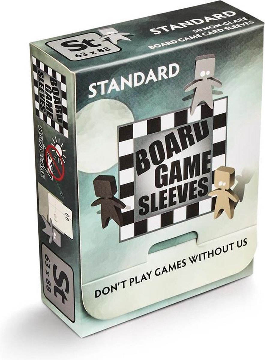 Board Game Sleeves (Non-Glare): Standard (63x88mm) - 50 stuks