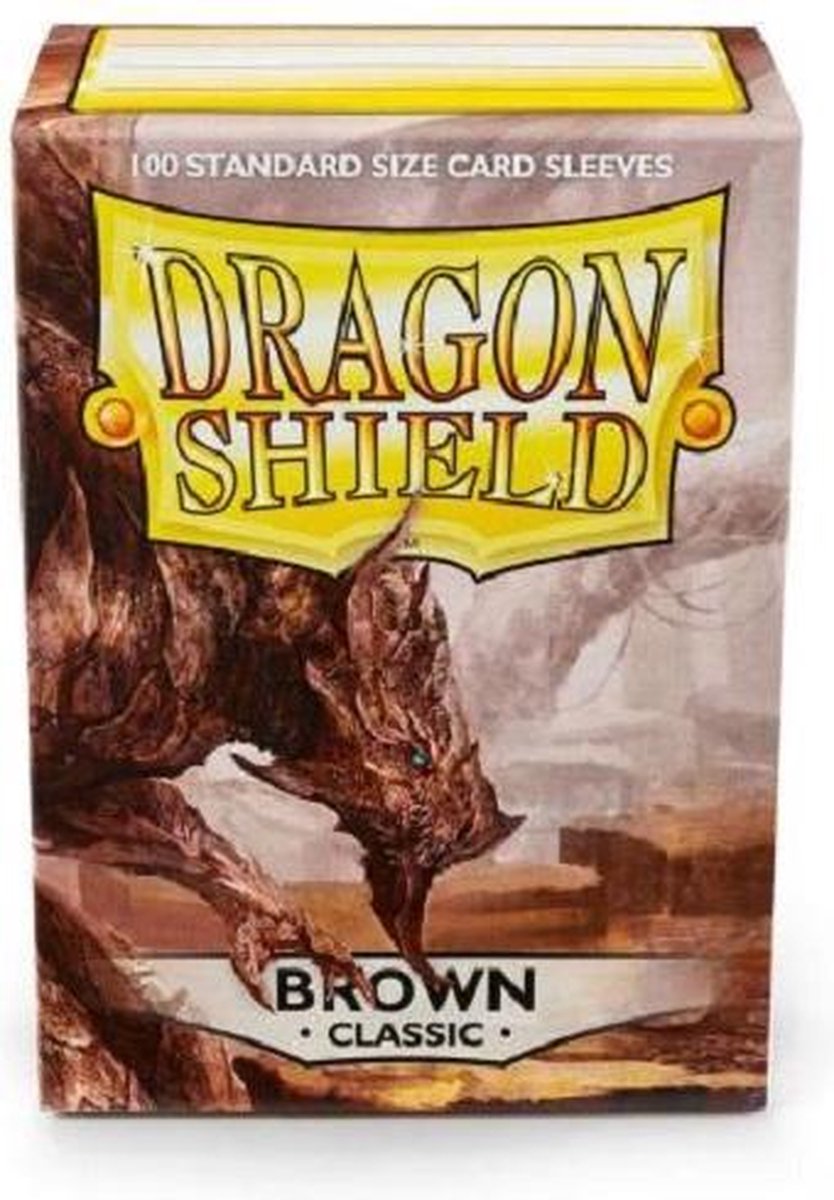 Dragon Shield Card Sleeves: Standard Brown (63x88mm) - 100 stuks