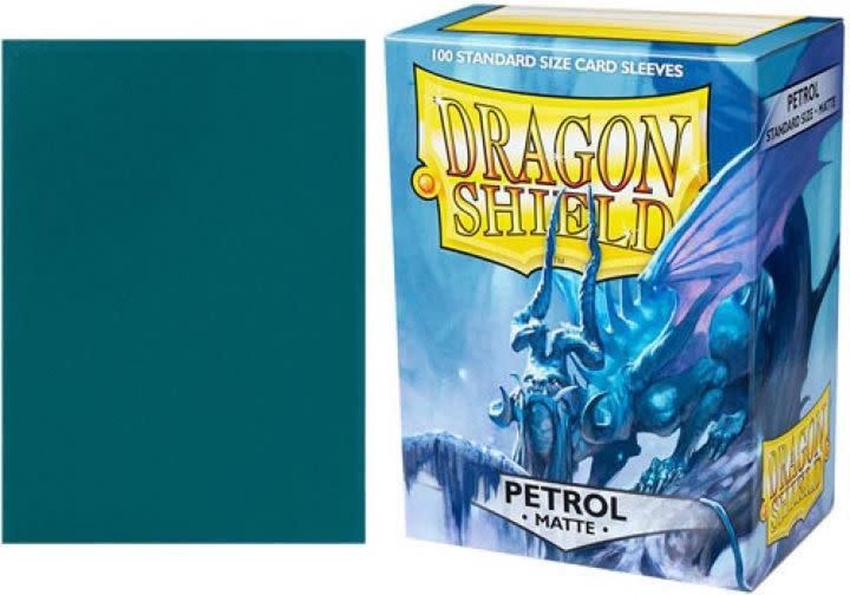 Dragon Shield Card Sleeves: Standard Matte Petrol (63x88mm) - 100 stuks