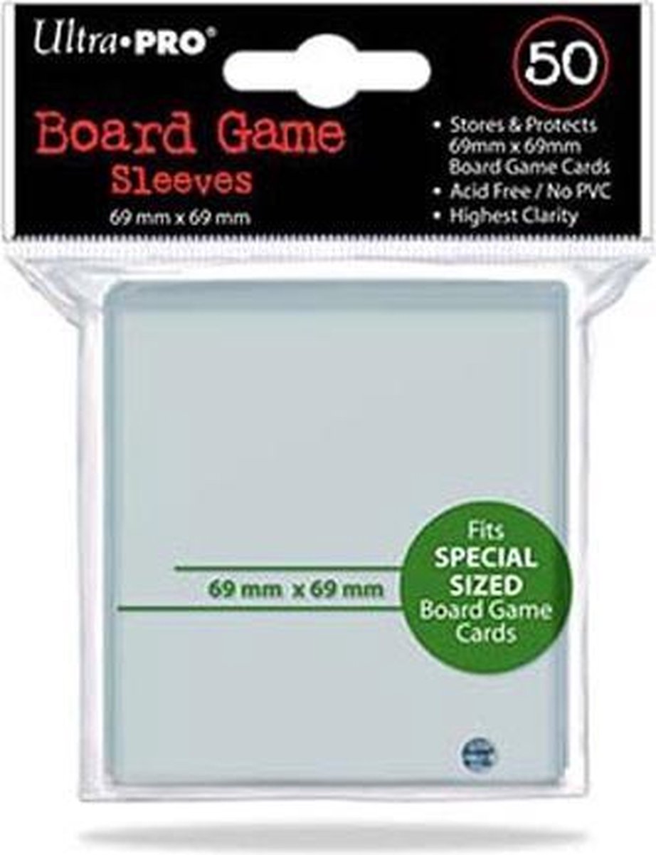 Ultra Pro Board Game Sleeves: Special Sized (69x69mm) - 50 stuks