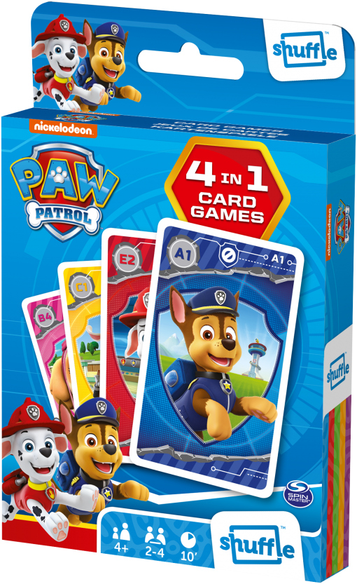 Paw Patrol 4 in 1 Kaartspel