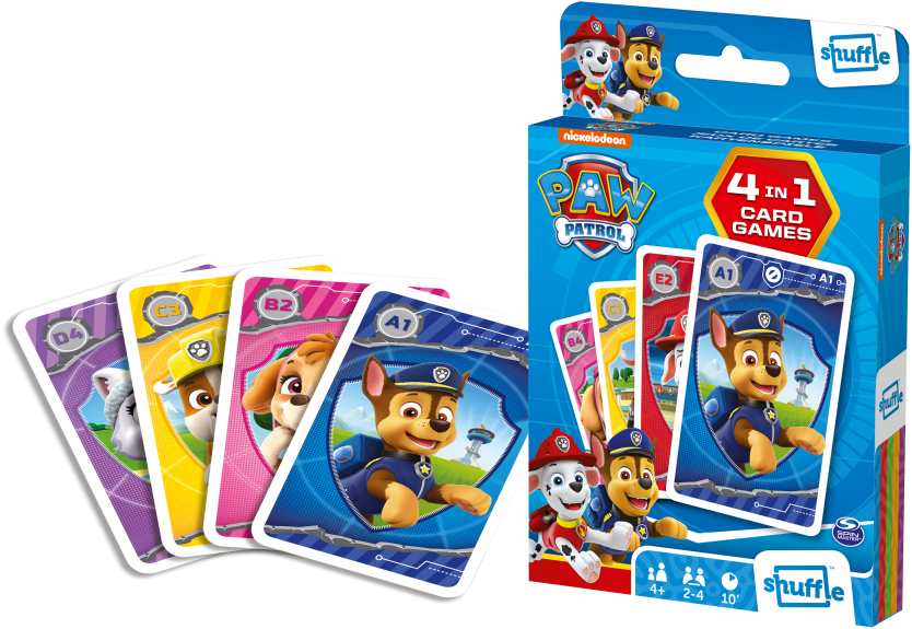 Paw Patrol 4 in 1 Kaartspel