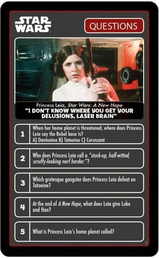 Top Trumps Quiz Star Wars