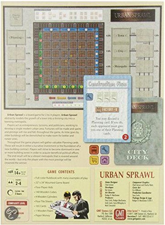 Urban Sprawl - Bordspel