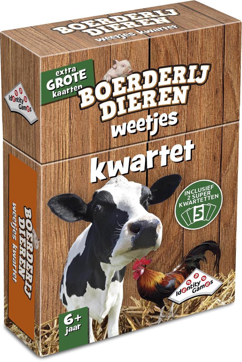 Boerderijdieren Weetjes Kwartet