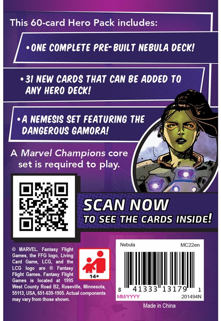 Marvel Champions: The Card Game - Nebula Hero Pack