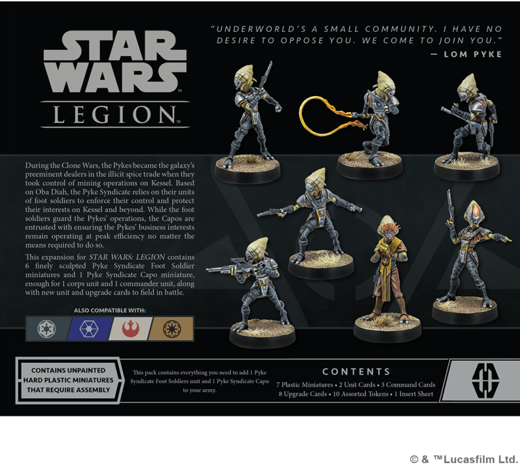 Star Wars Legion - Pyke Syndicate Foot Soldier Unit Expansion