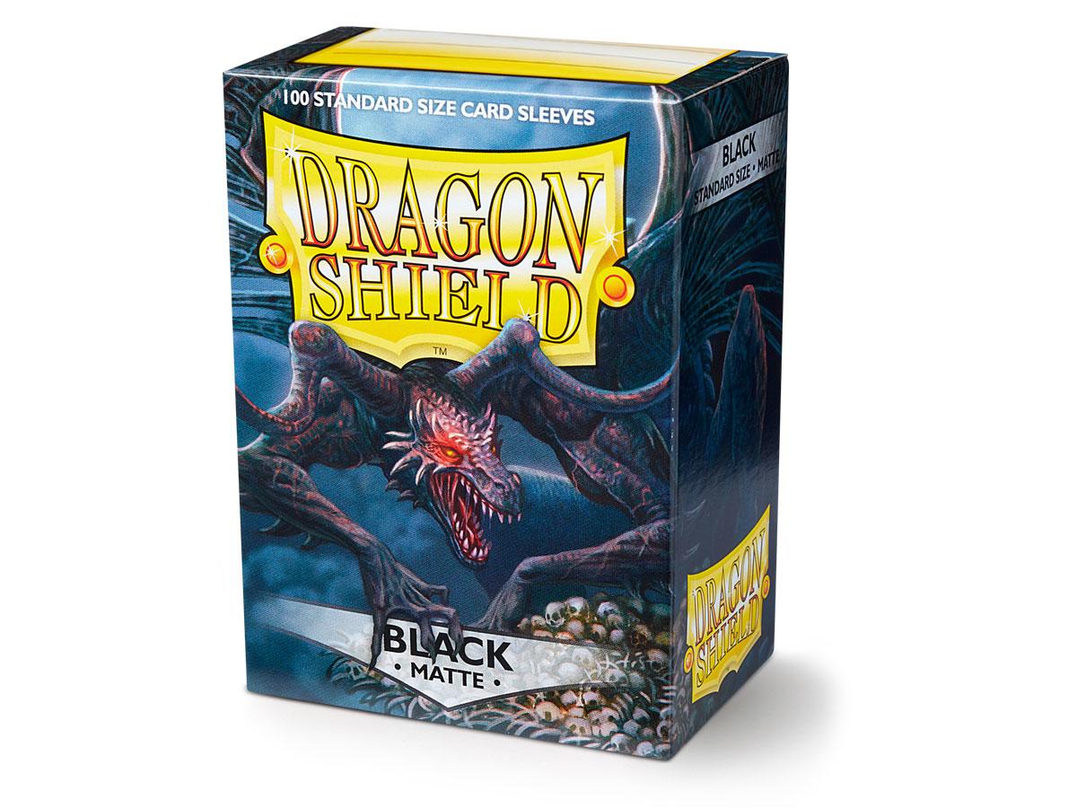 Dragon Shield Card Sleeves: Standard Matte Black (63x88mm) - 100 stuks