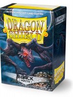 Dragon Shield Card Sleeves: Standard Matte Black (63x88mm) - 100 stuks