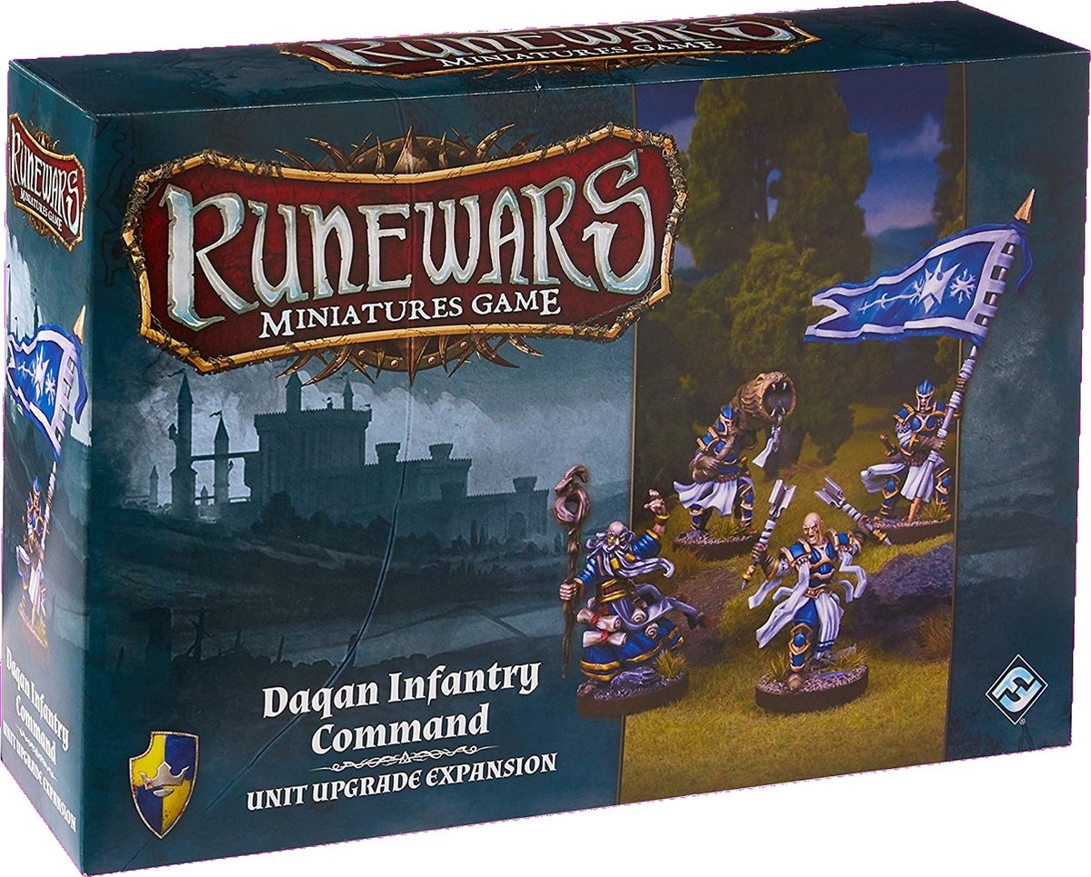 Runewars Miniatures Game: Daqan Infantry Command - Unit Upgrade Expansion