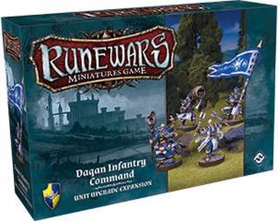 Runewars Miniatures Game: Daqan Infantry Command - Unit Upgrade Expansion