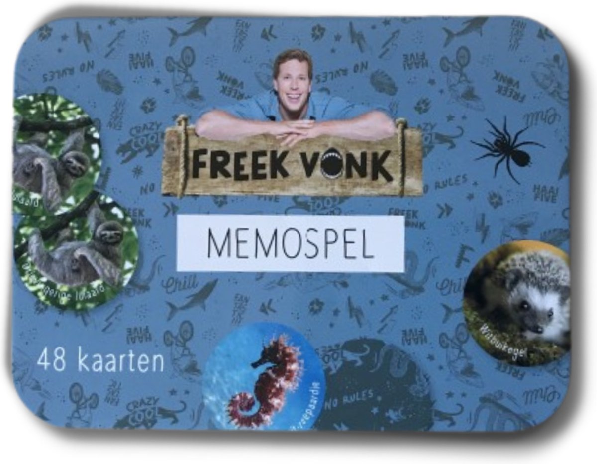 Freek Vonk Memospel - 48 Kaarten