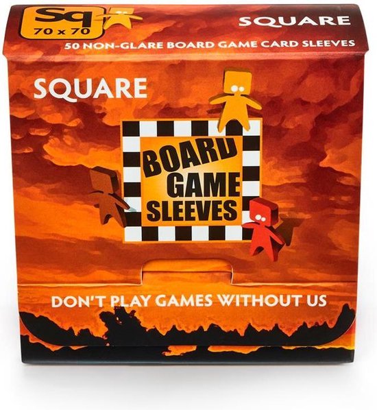 Board Game Sleeves (Non-Glare): Square (69x69mm) - 50 stuks