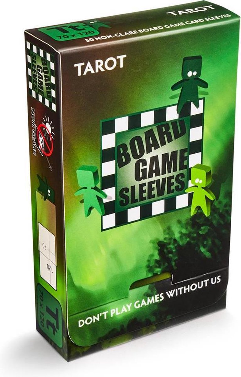 Board Game Sleeves (Non-Glare): Tarot (70x120mm) - 50