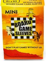 Board Game Sleeves (Non-Glare): Mini (41x63mm) - 50 stuks