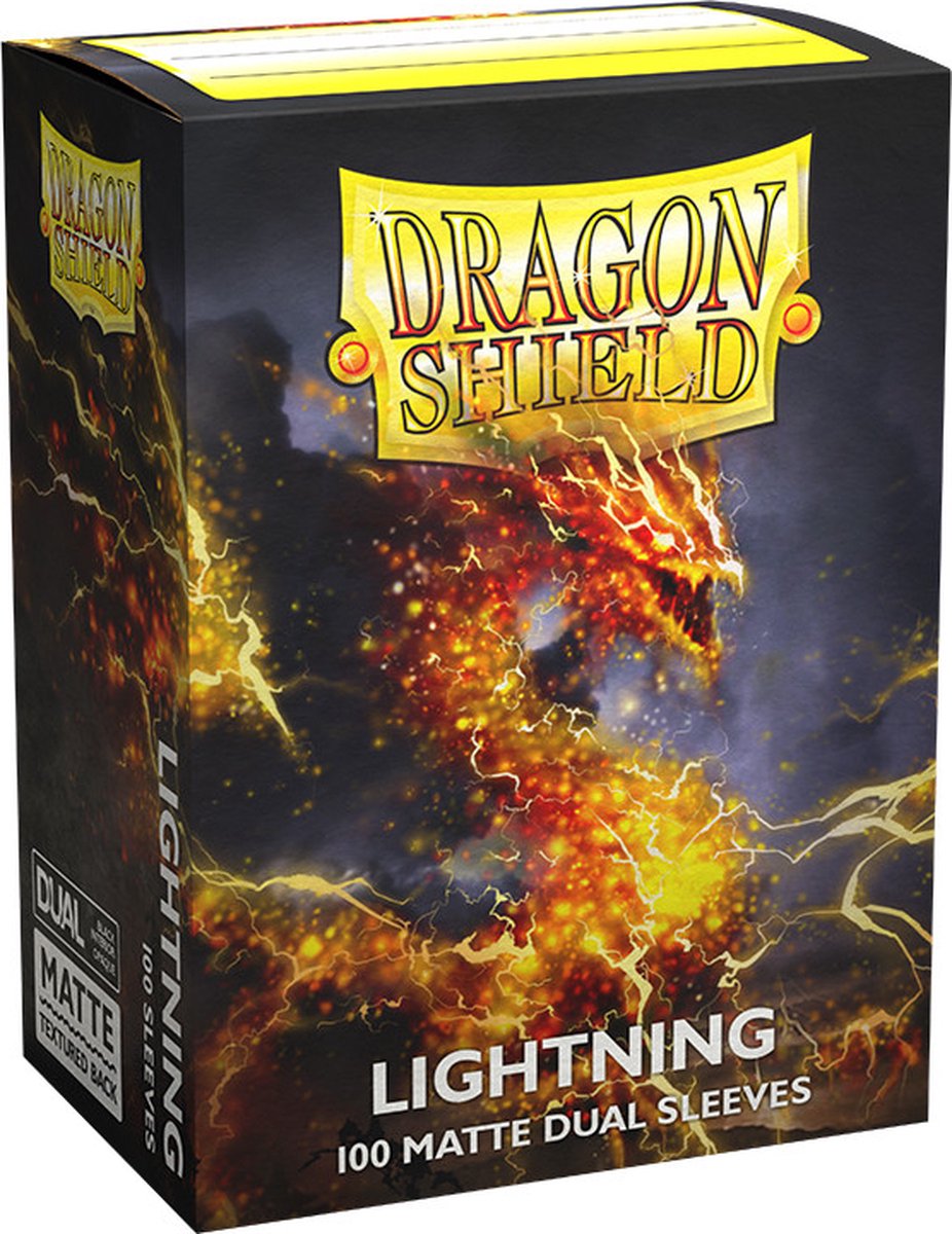 Dragon Shield Dual Matte Sleeves: Standard Lightning (63x88mm) - 100x