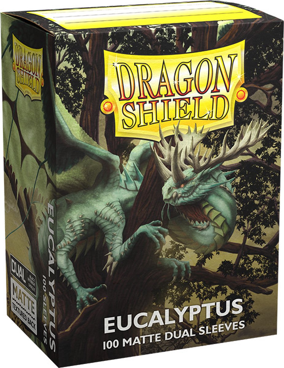 Dragon Shield Dual Matte Sleeves: Standard Eucalyptus (63x88mm) - 100x