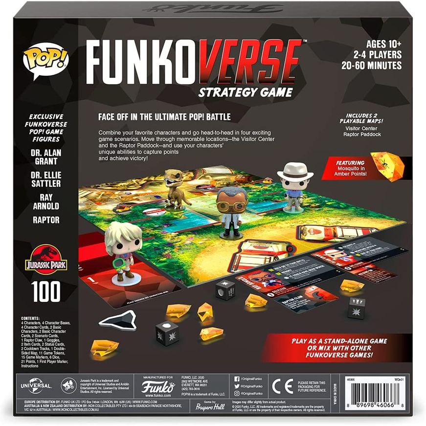 Funkoverse Strategy Game: Jurassic Park 100