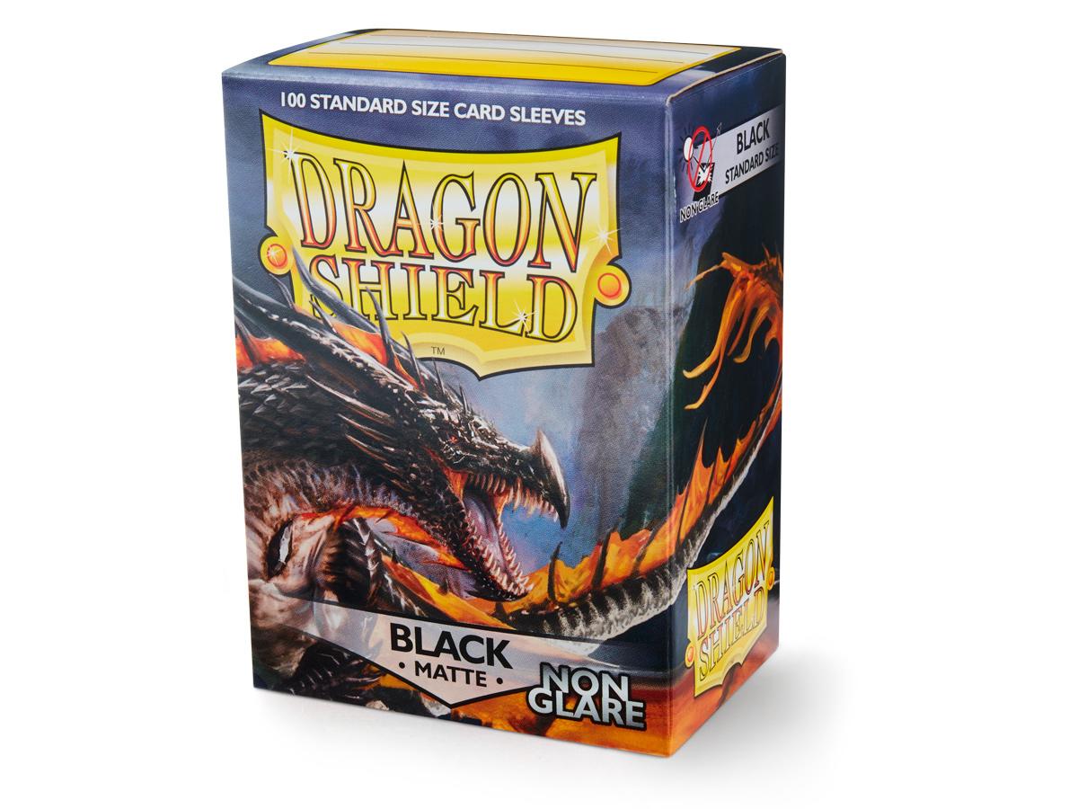 Dragon Shield Card Sleeves (Non-Glare): Standard Black Matte (63x88mm) - 100 stuks