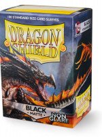 Dragon Shield Card Sleeves (Non-Glare): Standard Black Matte (63x88mm) - 100 stuks