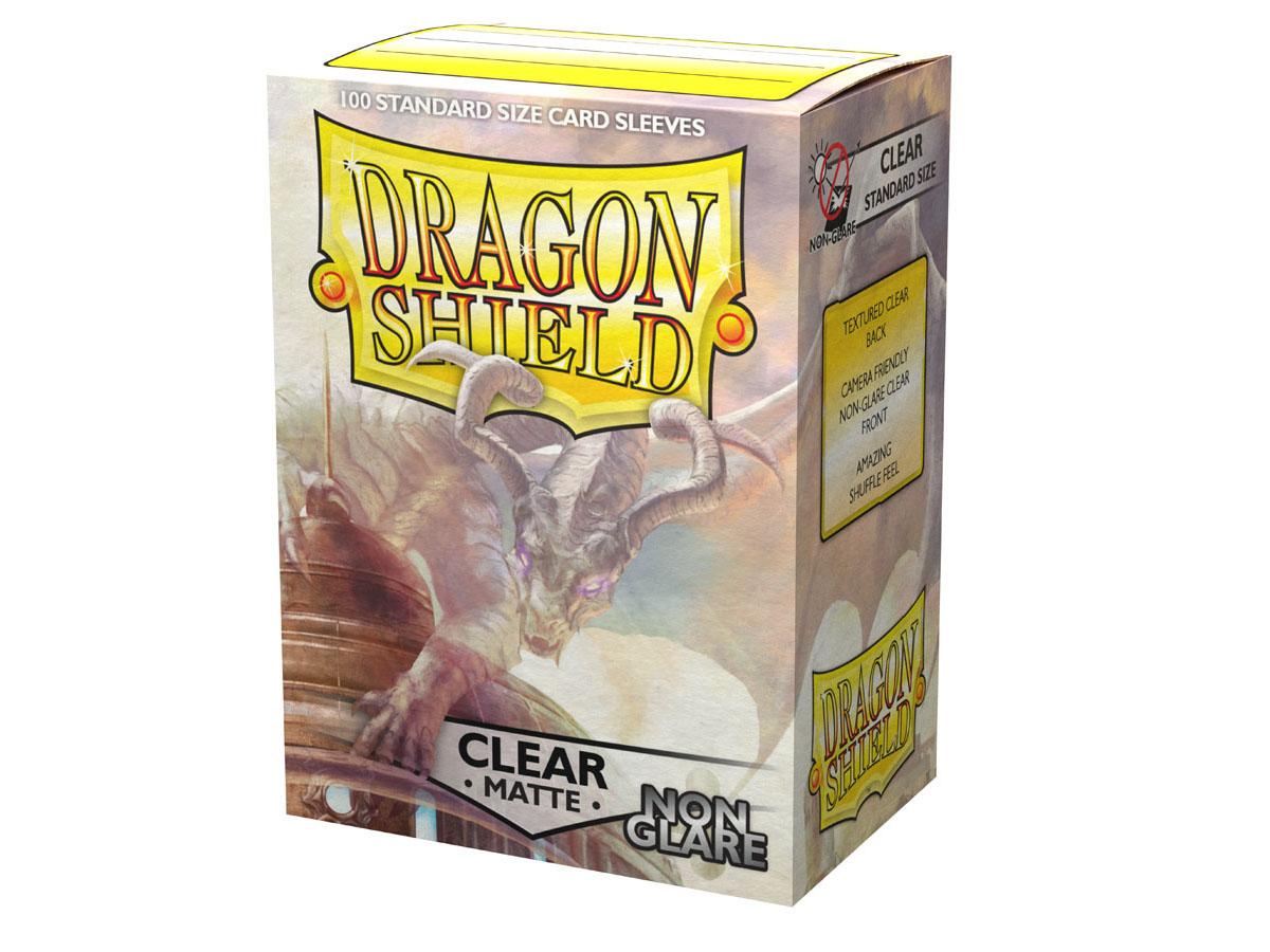 Dragon Shield Card Sleeves (Non-Glare): Standard Clear Matte (63x88mm) - 100 stuks