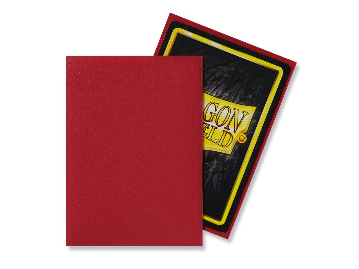 Dragon Shield Card Sleeves: Standard Matte Red (63x88mm) - 100 stuks