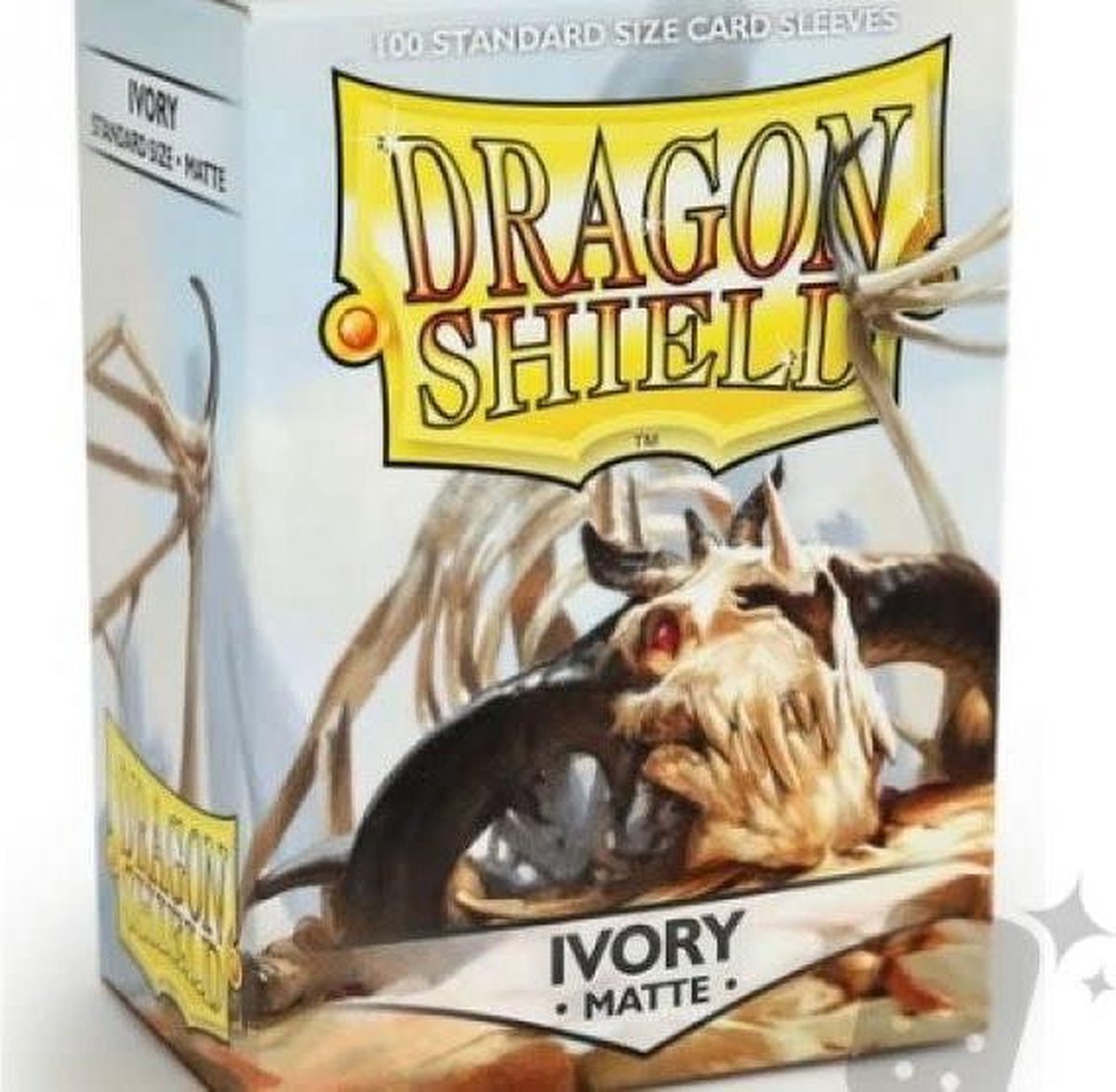 Dragon Shield Card Sleeves: Standard Matte Ivory (63x88mm) - 100 stuks