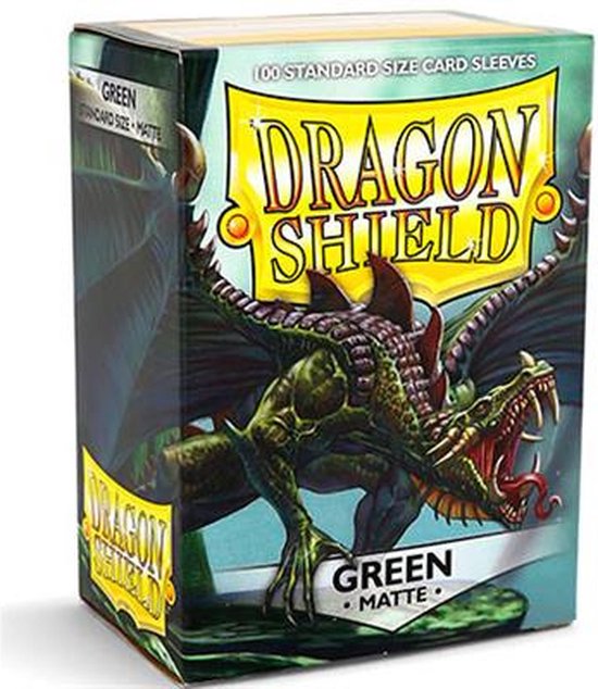 Dragon Shield Card Sleeves: Standard Matte Green (63x88mm) - 100 stuks