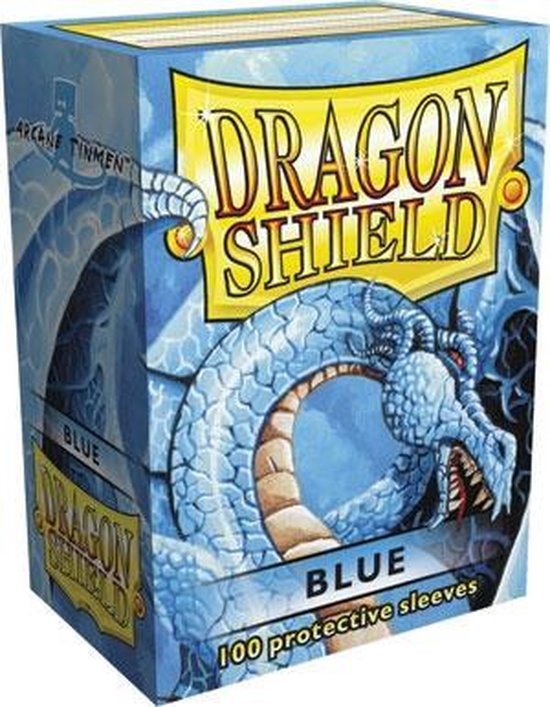 Dragon Shield Card Sleeves: Standard Blue (63x88mm) - 100 stuks