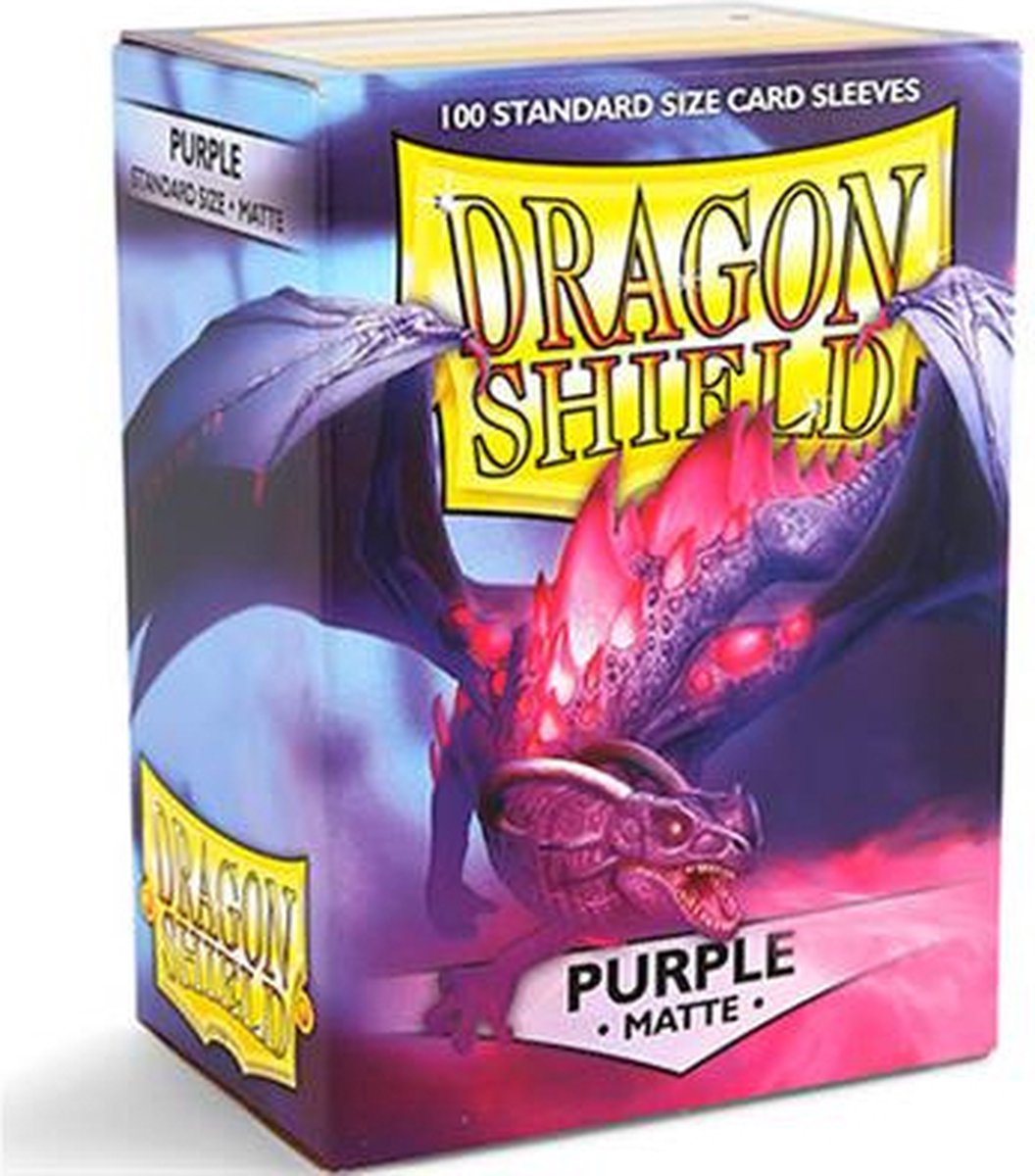 Dragon Shield Card Sleeves: Standard Matte Purple (63x88mm) - 100 stuks