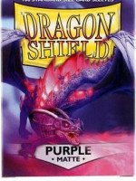 Dragon Shield Card Sleeves: Standard Matte Purple (63x88mm) - 100 stuks