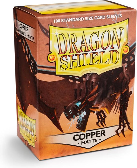 Dragon Shield Card Sleeves: Standard Matte Copper (63x88mm) - 100 stuks