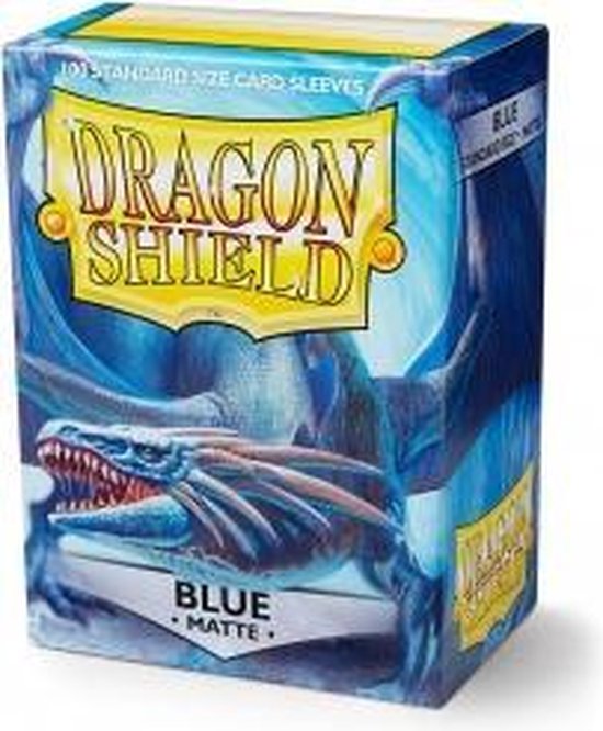 Dragon Shield Card Sleeves: Standard Matte Blue (63x88mm) - 100 stuks