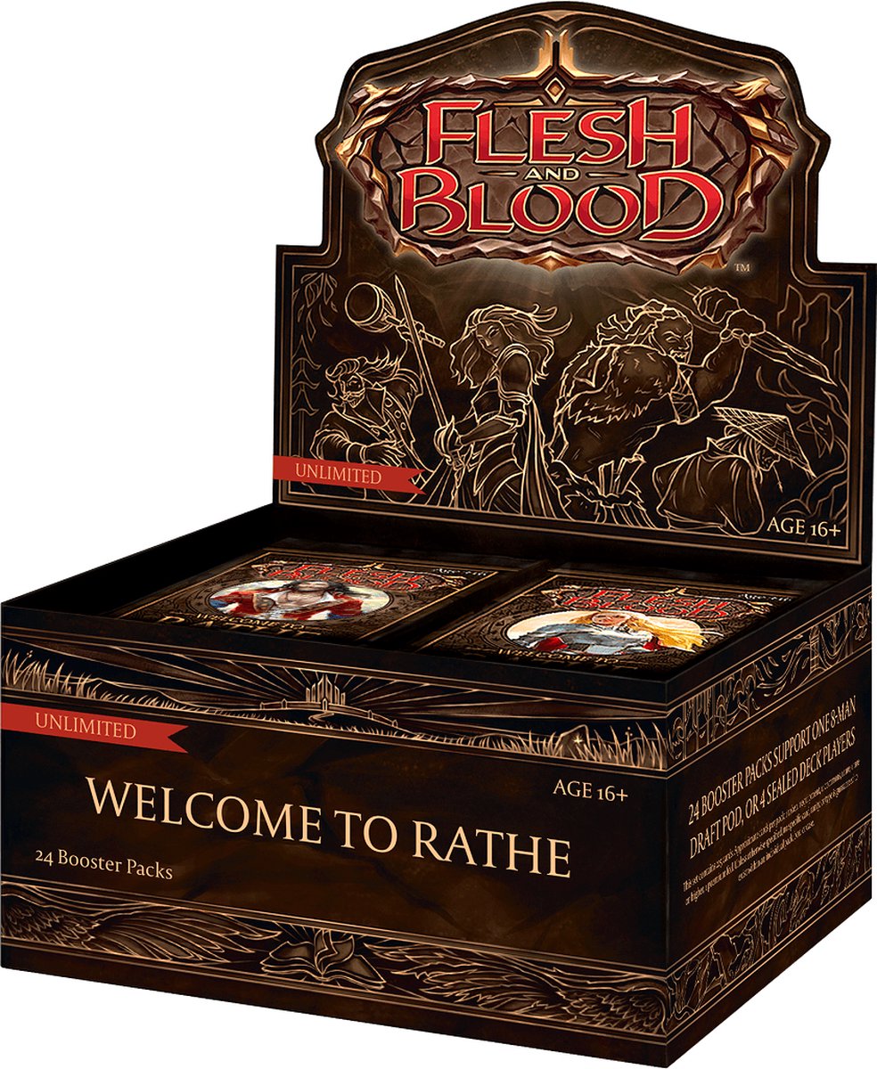 Flesh and Blood TCG: Welcome to Rathe Unlimited Booster Display