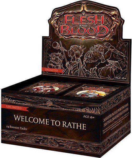 Flesh and Blood TCG: Welcome to Rathe Unlimited Booster Display